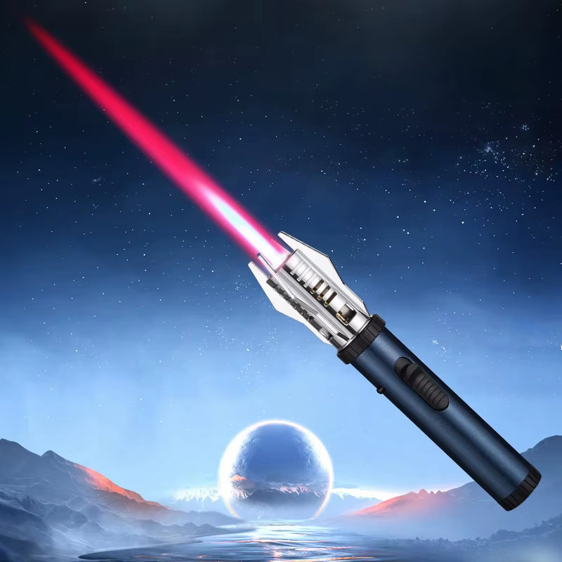 Blue Flame Torch Lighter with Metal Body