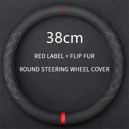 15in (38cm) Suede Car Steering Wheel Cover
