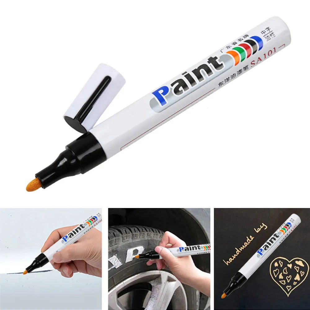 1Pc Waterproof Tire Marker Pen