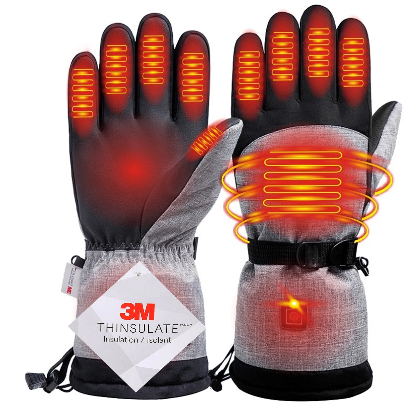 Rechargeable Thermal Gloves with 3M Cotton