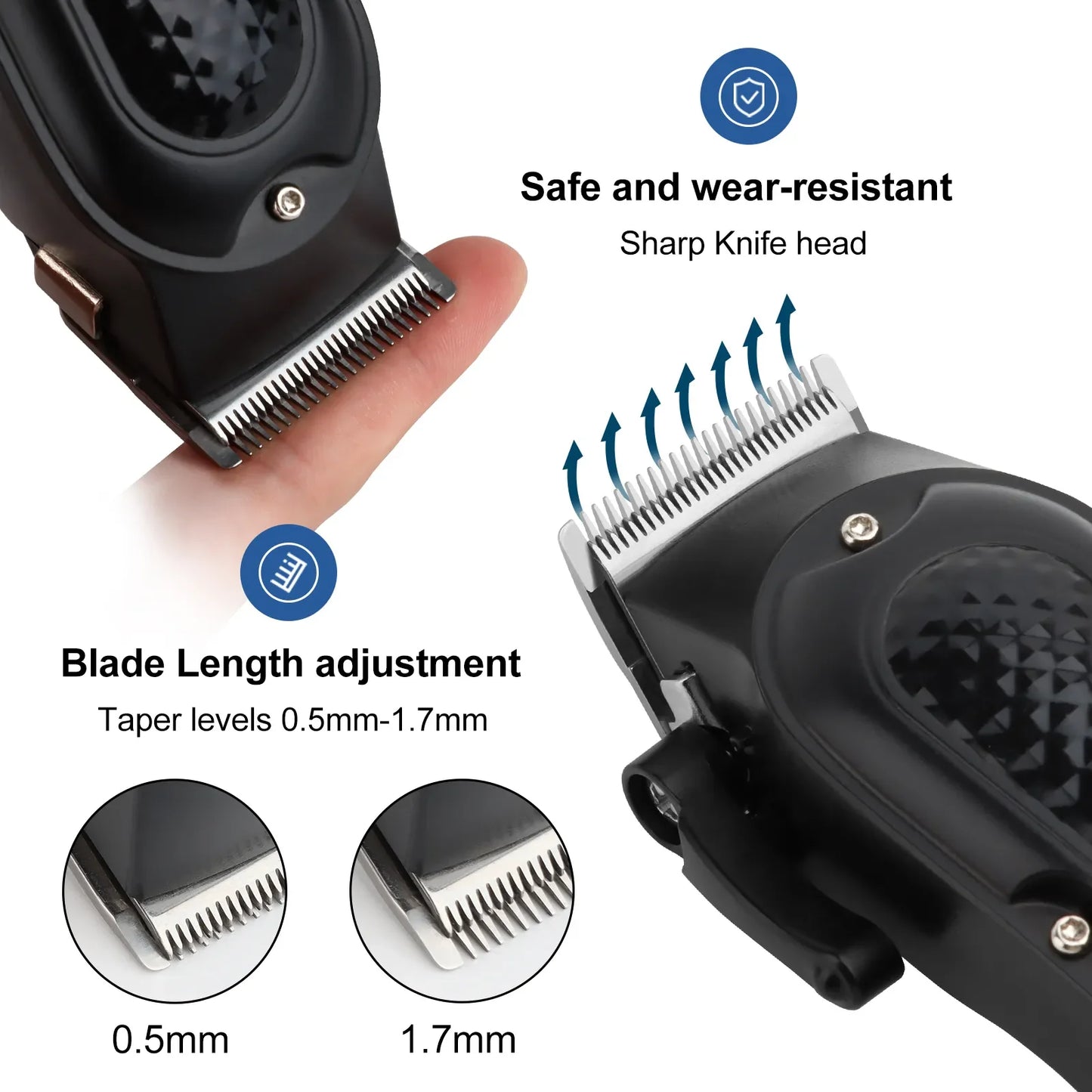 Barber Style Rechargeable Hair Clipper/Trimmer