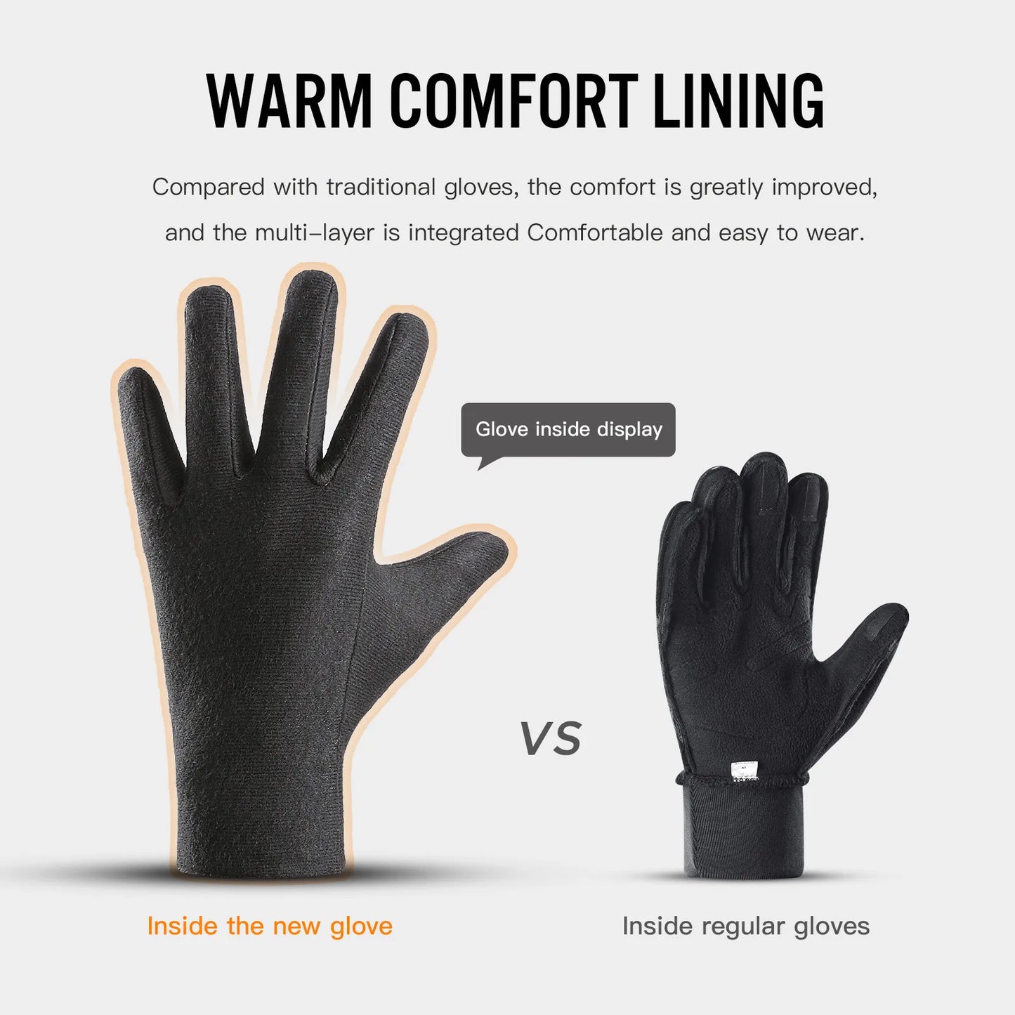 Adult-sized Rechargeable Thermal Gloves