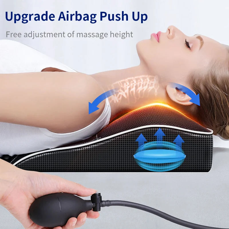 Jinkarui Portable Heating Shiatsu Body Massaging Pillow