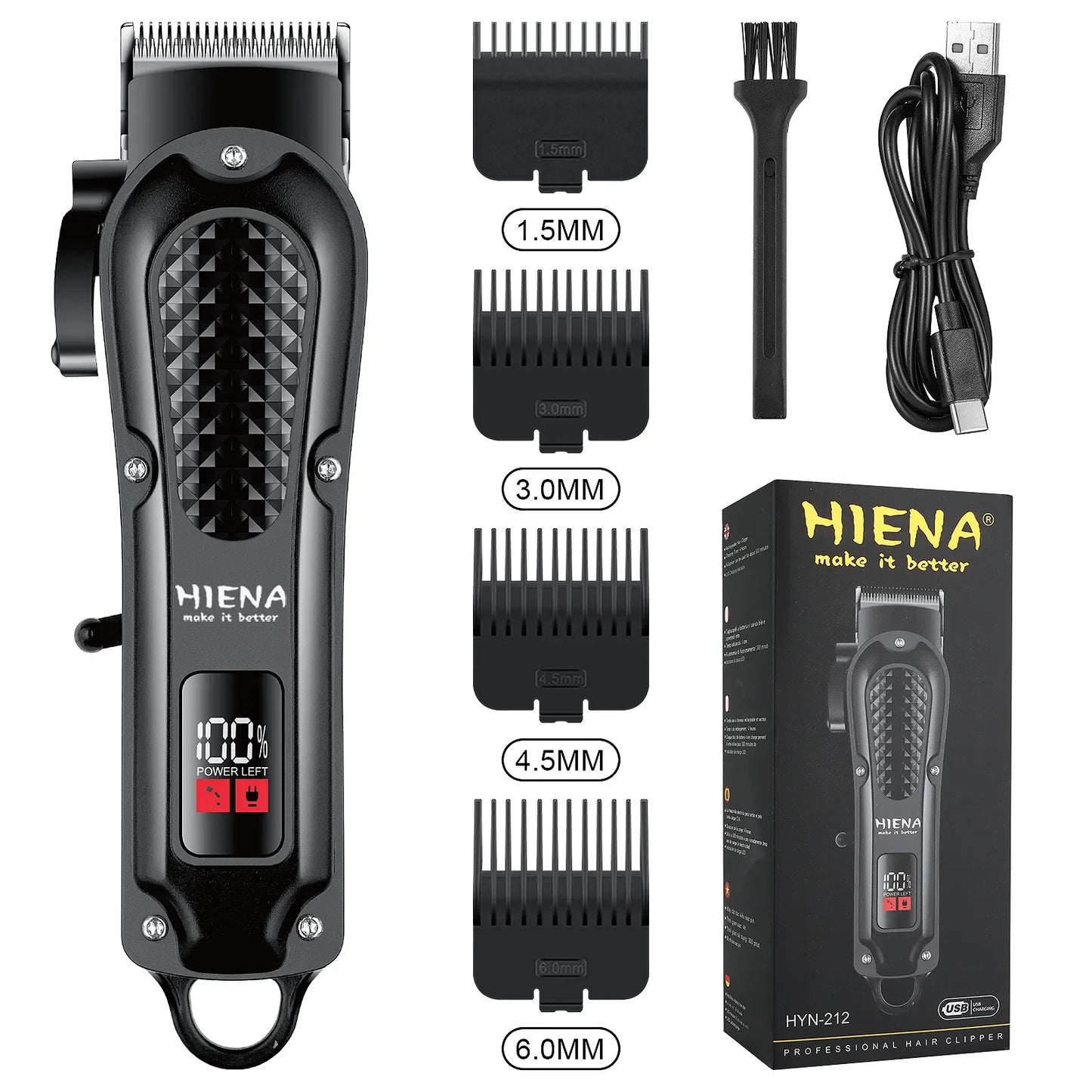 Barber Style Rechargeable Hair Clipper/Trimmer