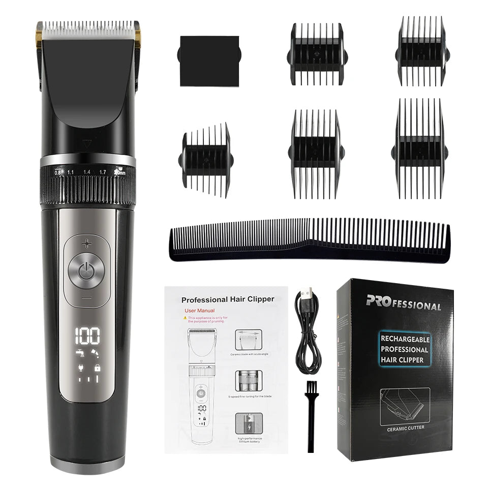 Full Body Cordless Hair Trimmer with Ceramic Blade