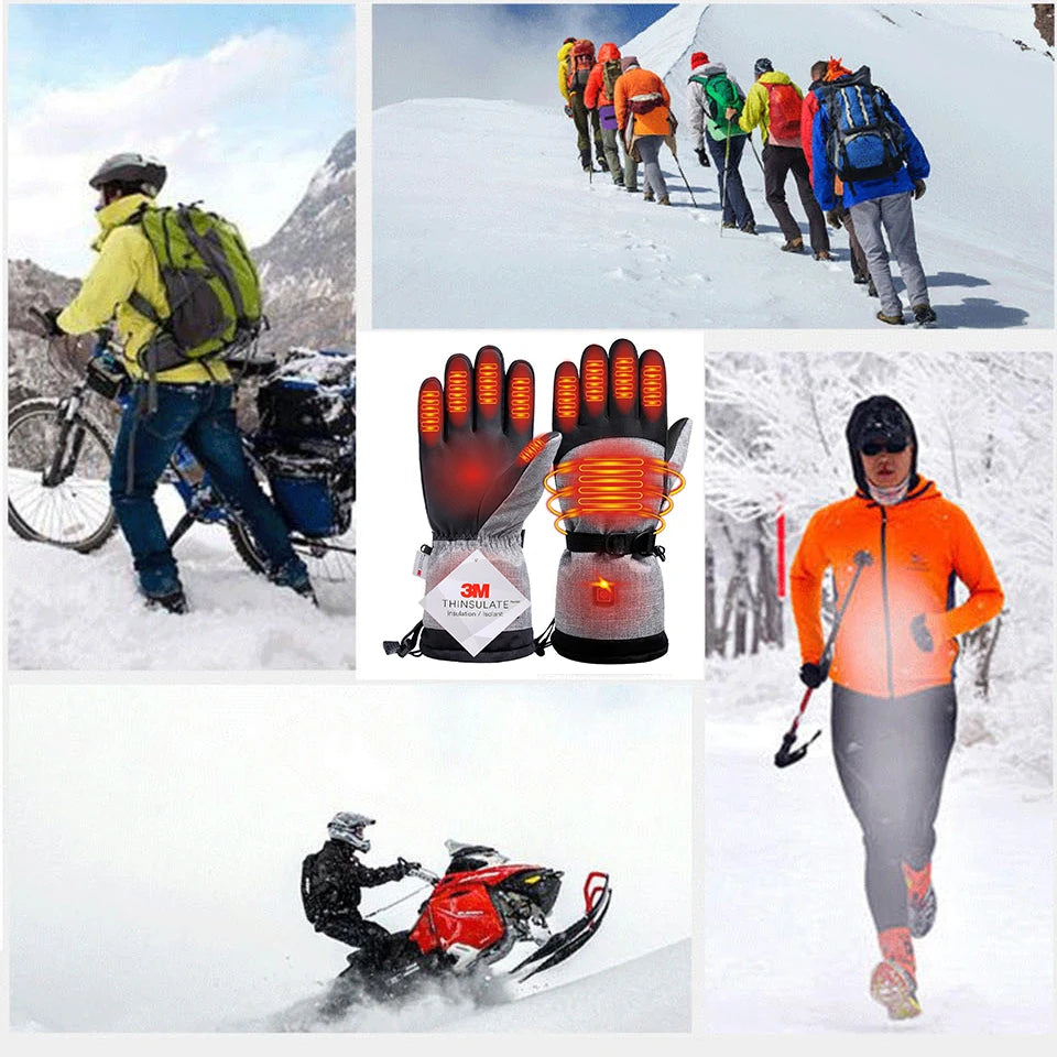 Rechargeable Thermal Gloves with 3M Cotton