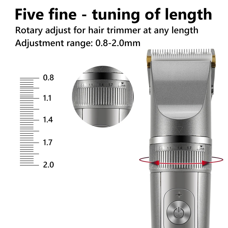Full Body Cordless Hair Trimmer with Ceramic Blade