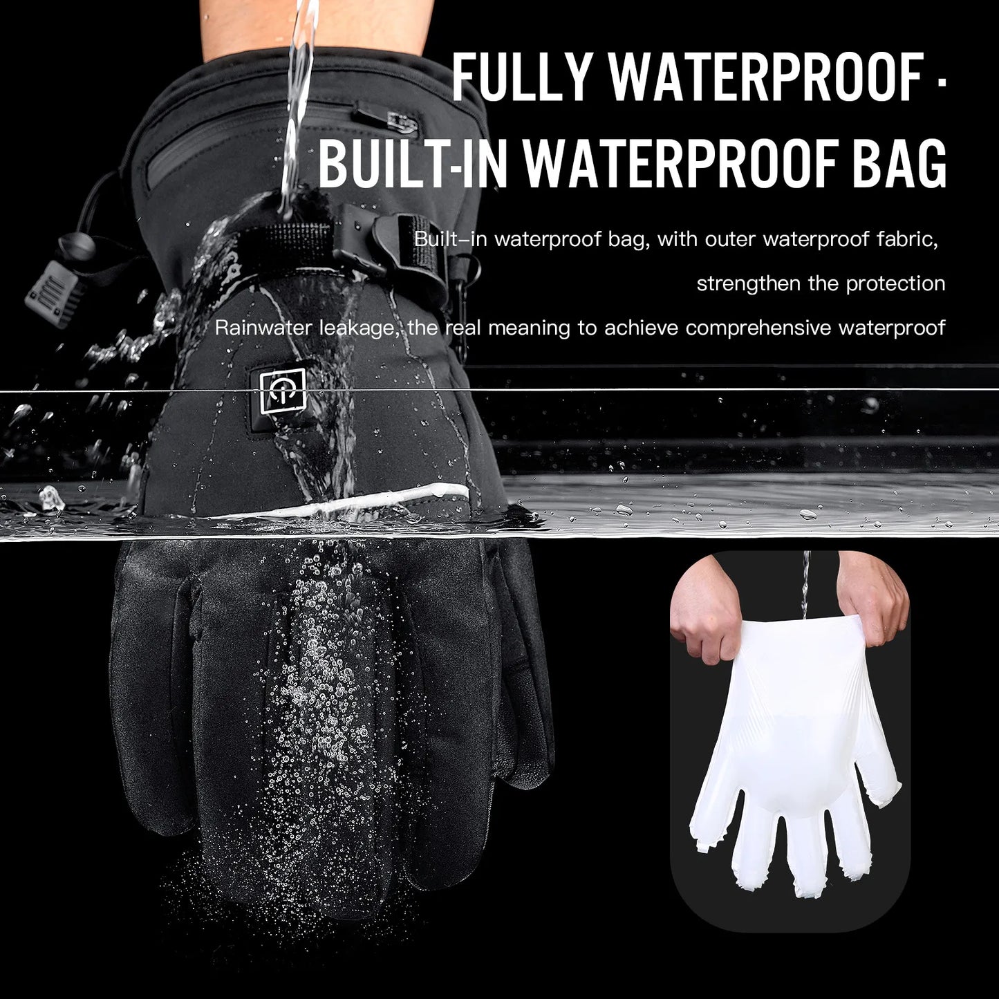Adult-sized Rechargeable Thermal Gloves