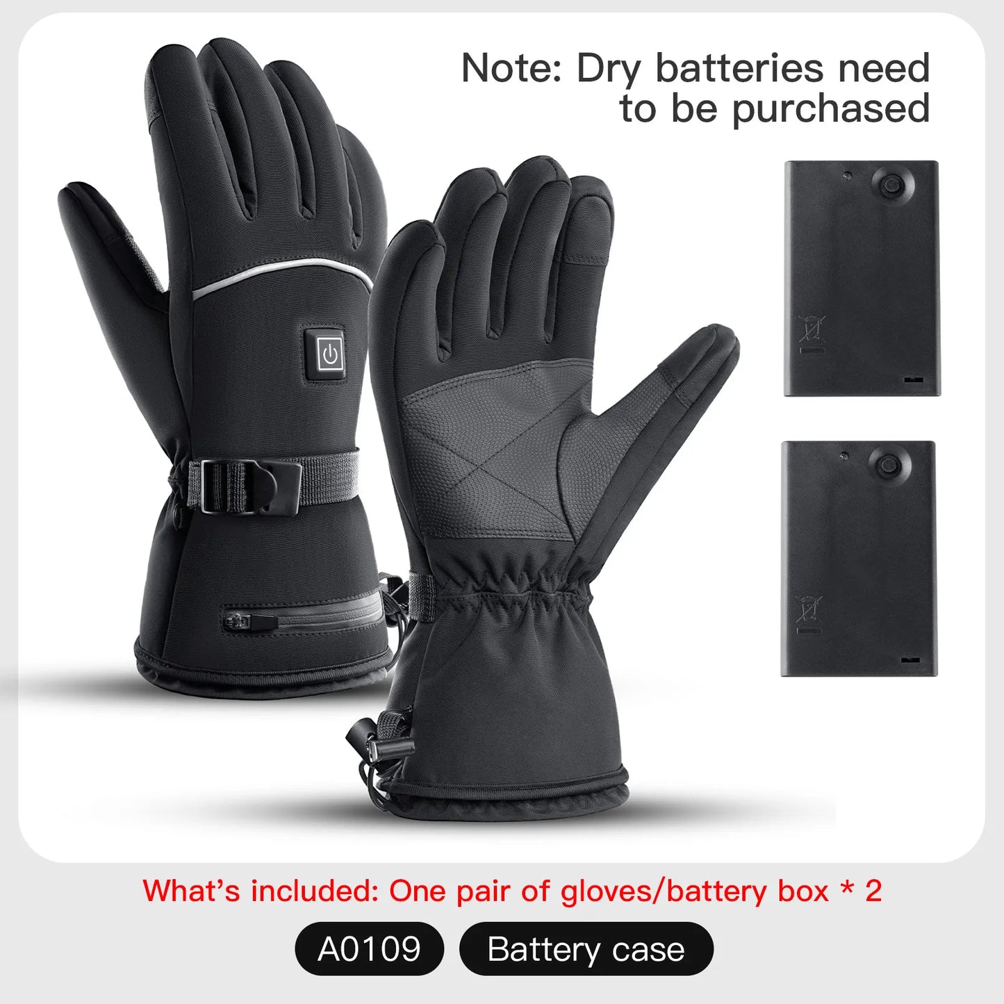 Adult-sized Rechargeable Thermal Gloves