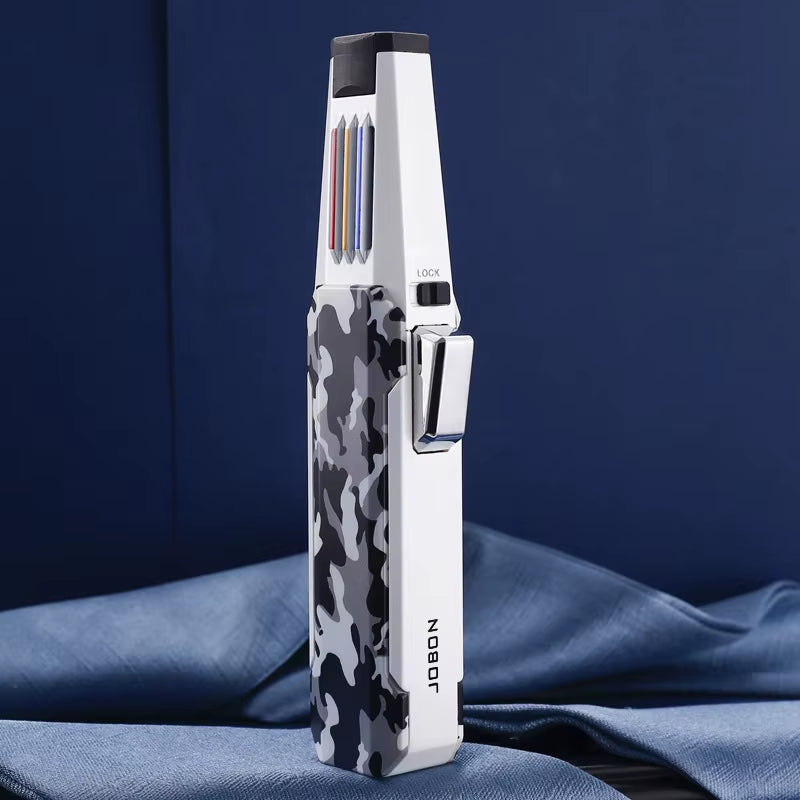 Blue Flame Torch Lighter with Metal Body