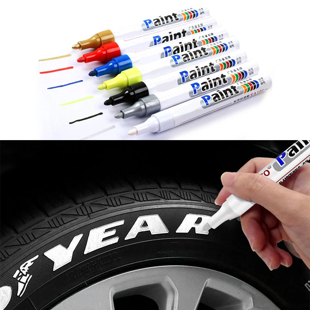 1Pc Waterproof Tire Marker Pen