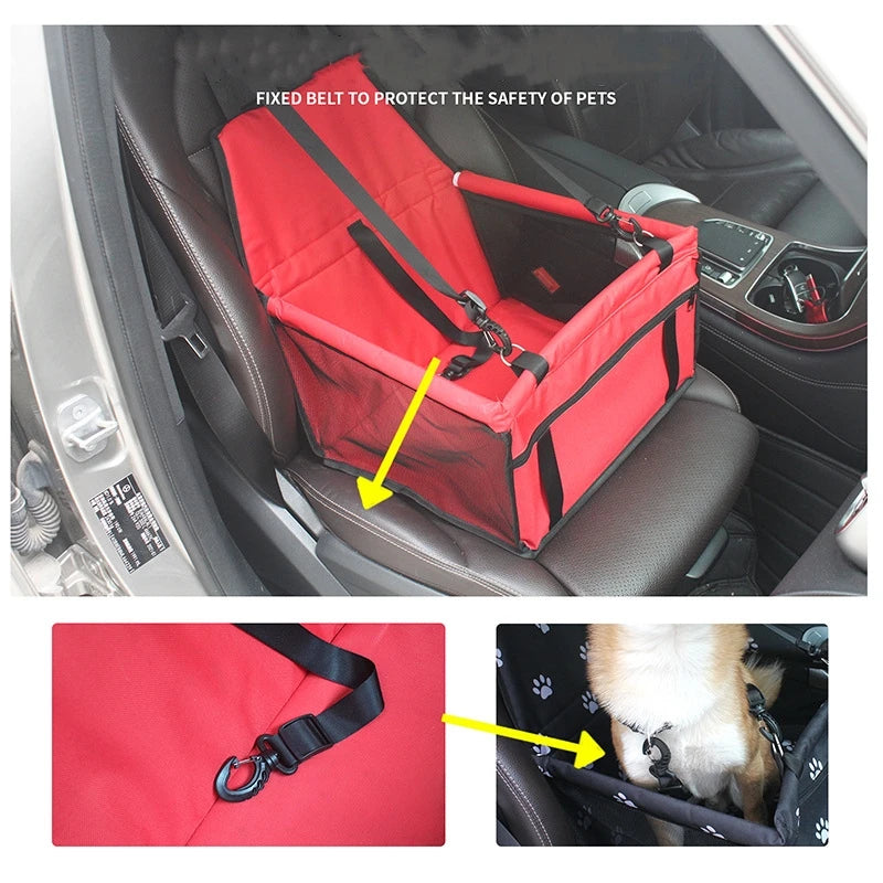 Folding Mesh Pet Car Carrier