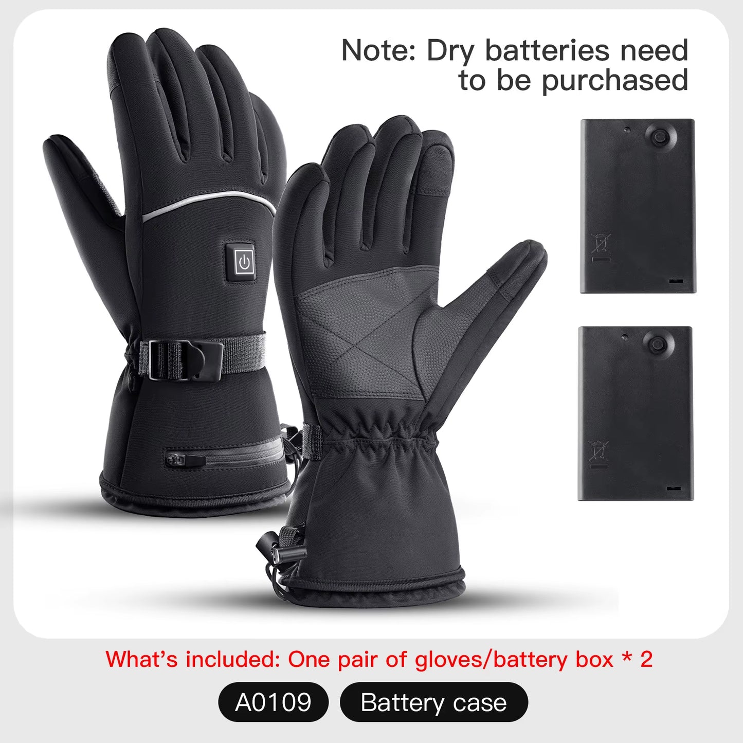 Adult-sized Rechargeable Thermal Gloves