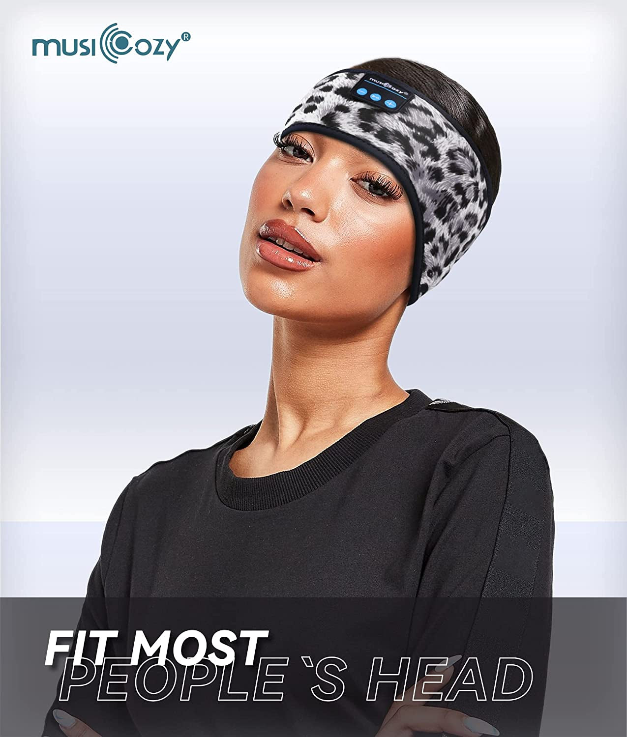 Bluetooth 5.2 Headband for Exercising or Sleeping Eye Mask