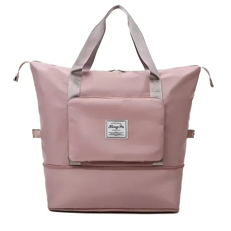 2023 Stylish Expandable Folding Travel Bag with Dry Wet Separation