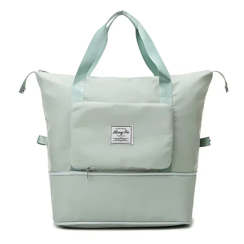 2023 Stylish Expandable Folding Travel Bag with Dry Wet Separation