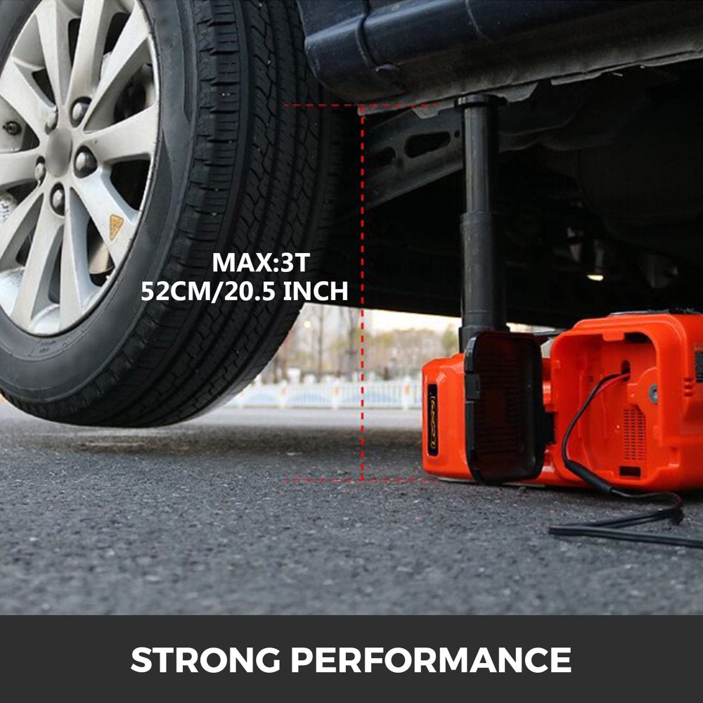 Vevor 3 Ton (6600 Lbs.) Electric Car Jack with Tire Inflator Pump and Electric Wrench