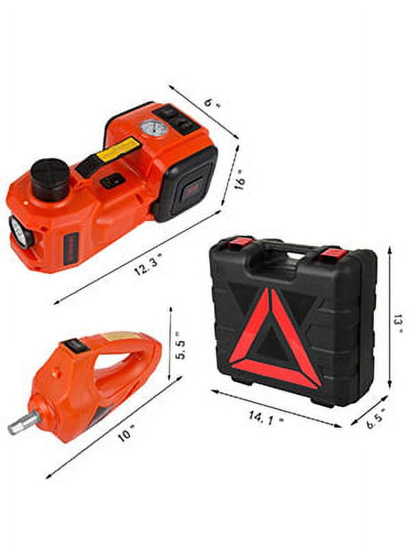 Vevor 3 Ton (6600 Lbs.) Electric Car Jack with Tire Inflator Pump and Electric Wrench