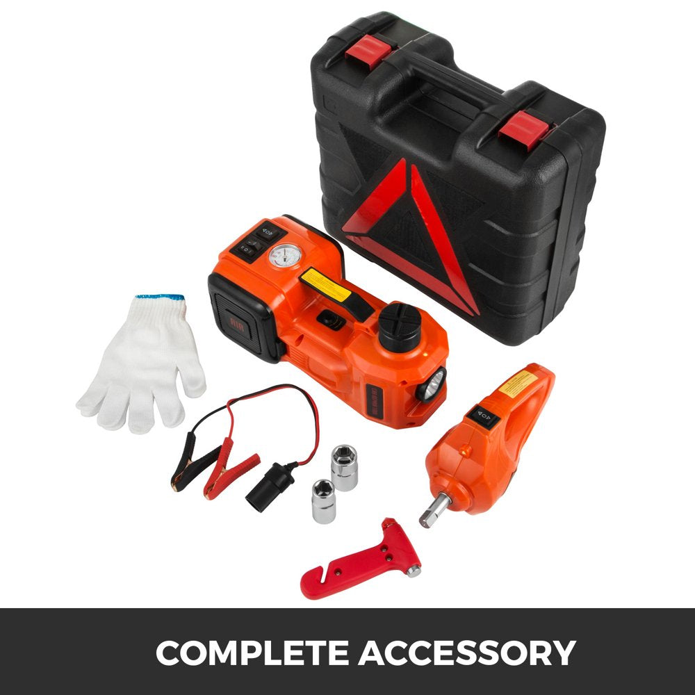 Vevor 3 Ton (6600 Lbs.) Electric Car Jack with Tire Inflator Pump and Electric Wrench