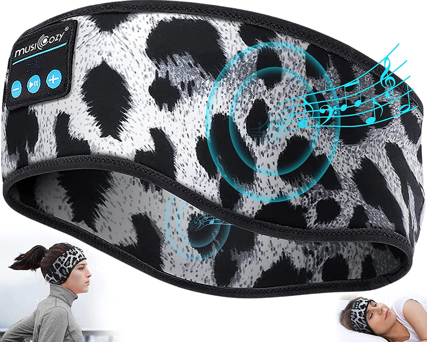 Bluetooth 5.2 Headband for Exercising or Sleeping Eye Mask