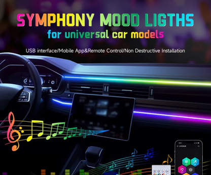 64 Color LED Ambient Light Strips