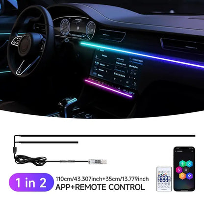 64 Color LED Ambient Light Strips