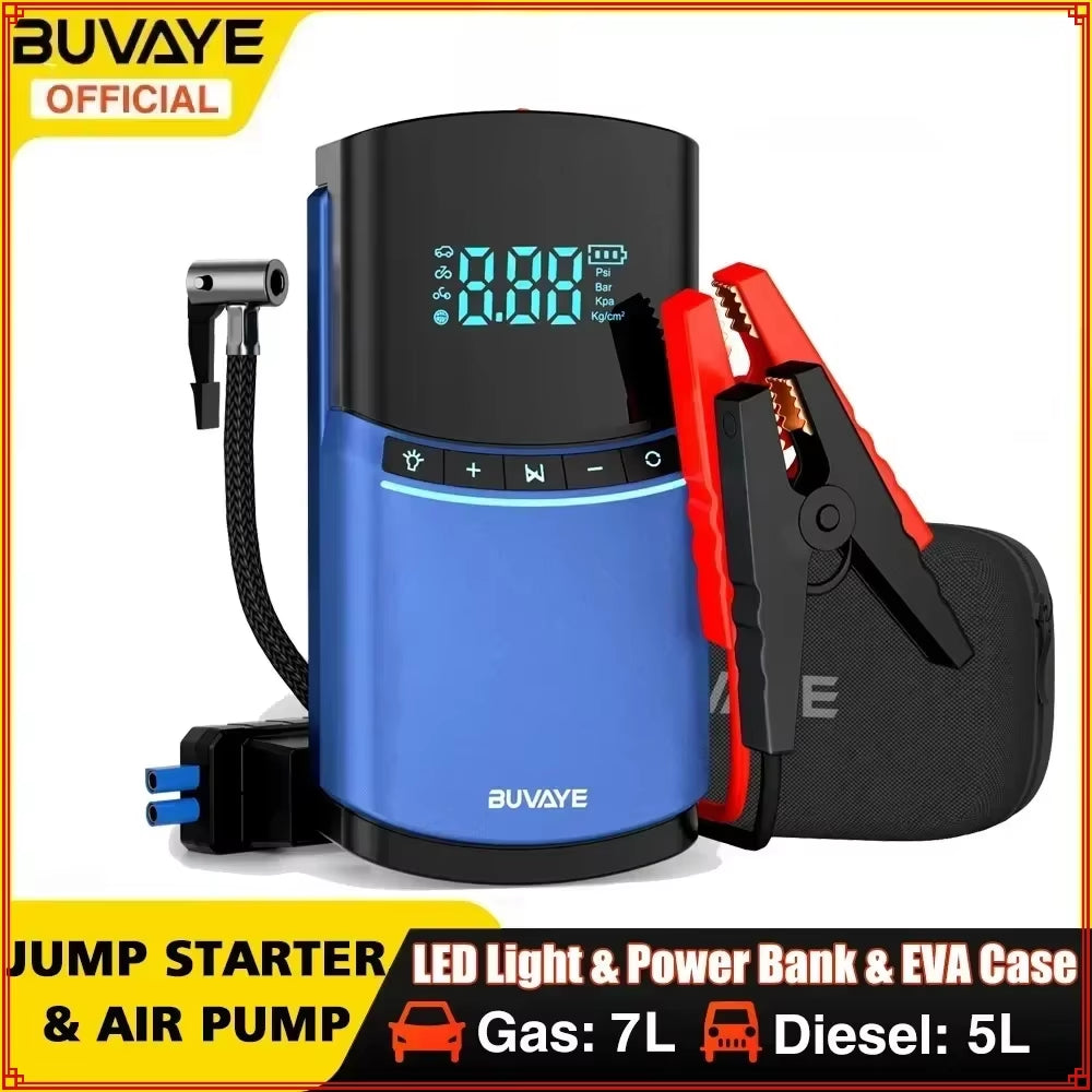 2000A Jump Starter with 150PSI Inflator Combo